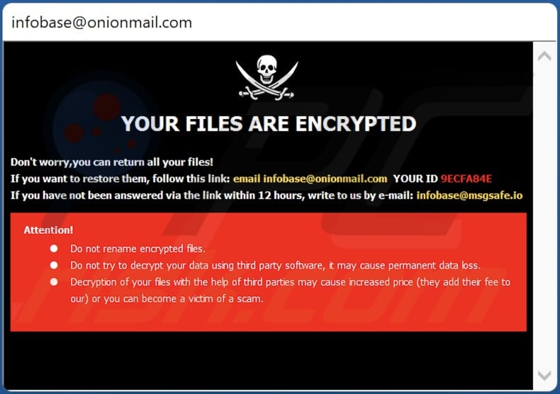 Info ransomware text file (Info.hta)