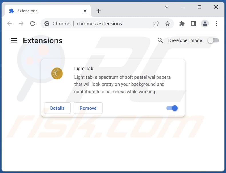 Removing search.lighttab.me related Google Chrome extensions