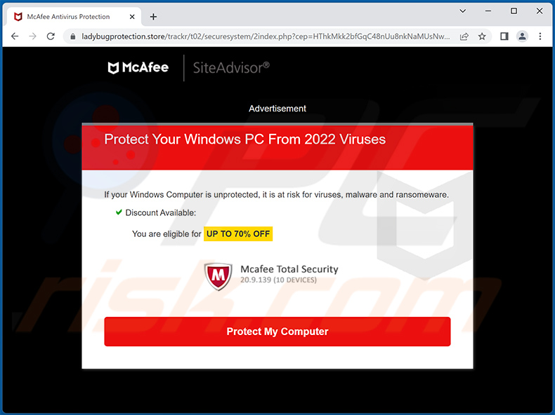 McAfee - Protect Your Windows PC From 2022 Viruses