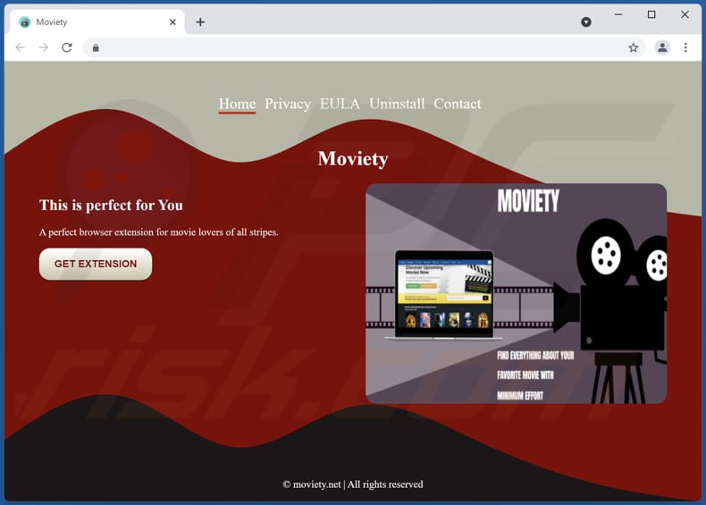 moviety adware official page