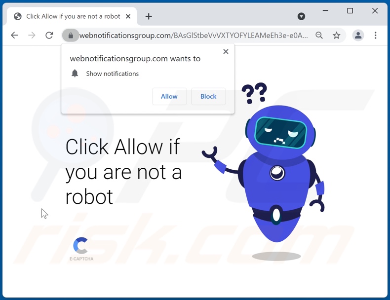 webnotificationsgroup[.]com pop-up redirects