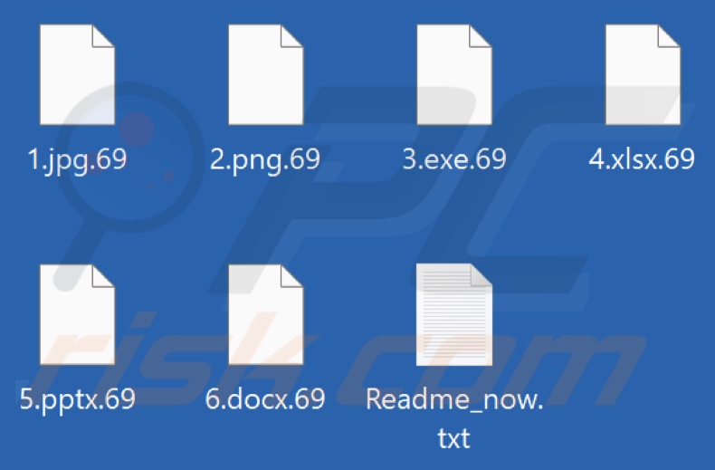 Files encrypted by 69 ransomware (.69 extension)