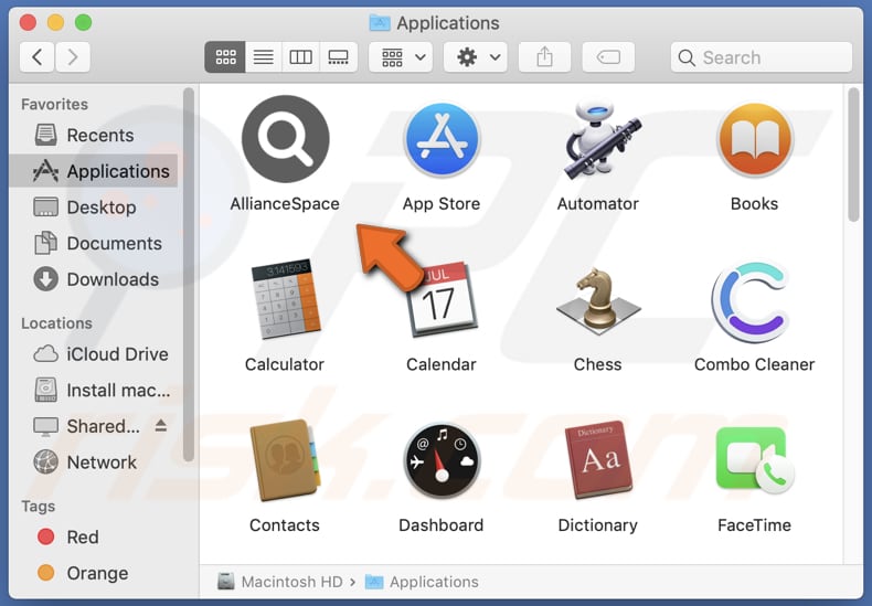 AllianceSpace adware