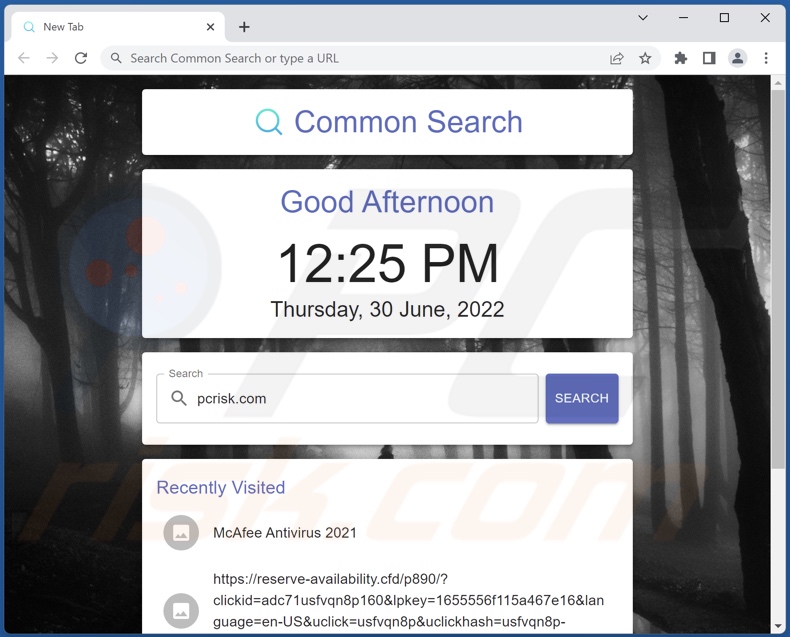 search.common-search.com browser hijacker