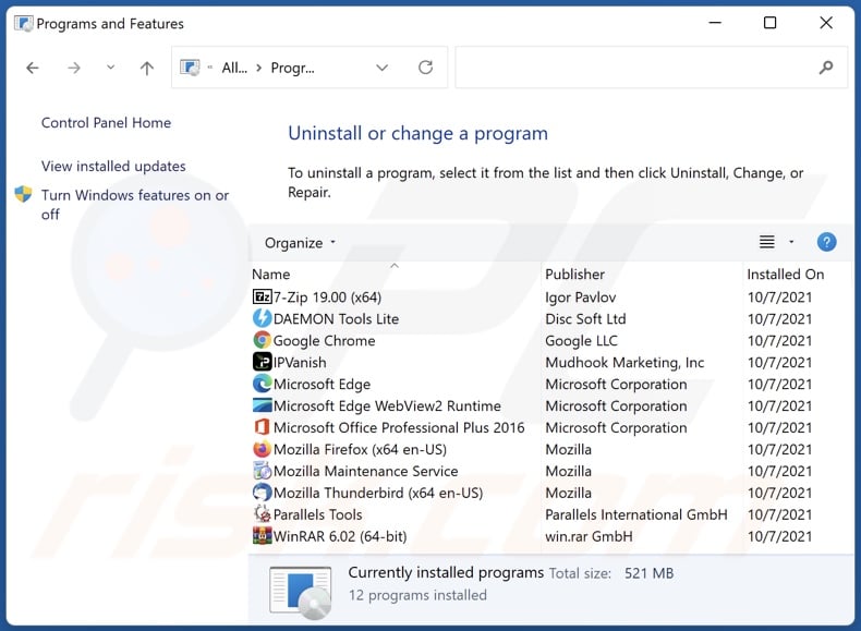 search.common-search.com browser hijacker uninstall via Control Panel