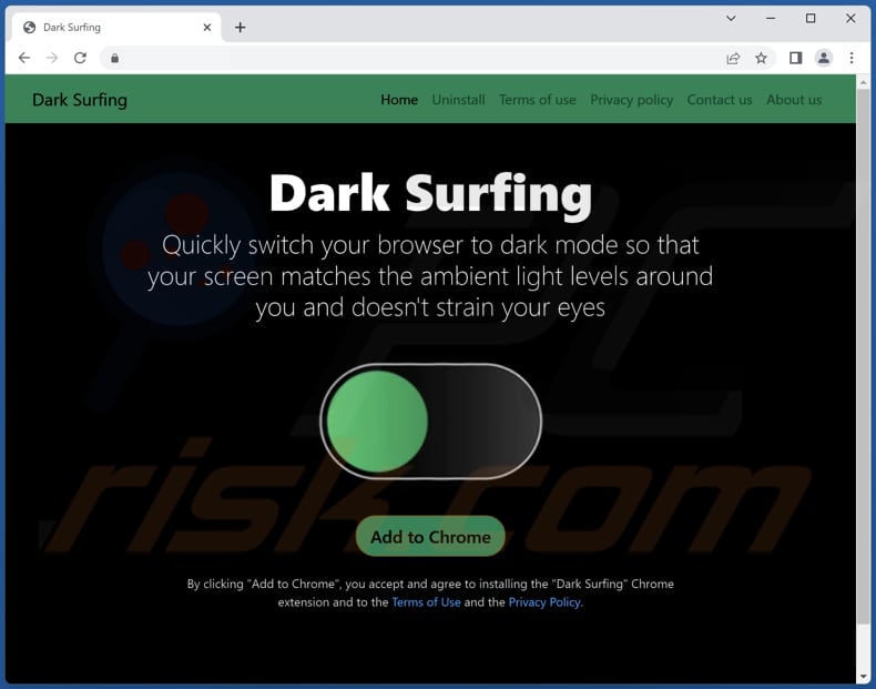 dark surfing adware promoter