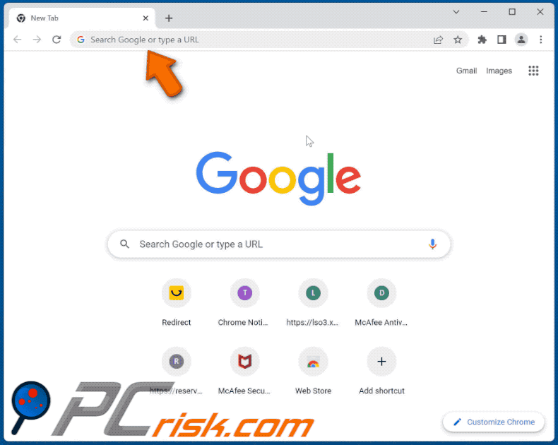 get colors browser hijacker search-good.com redirects to bing.com