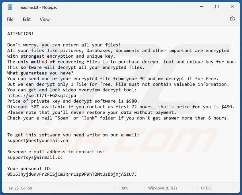 Jjll ransomware text file (_readme.txt)