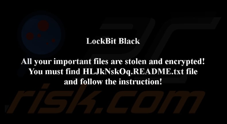 LockBit 3.0 ransomware wallpaper