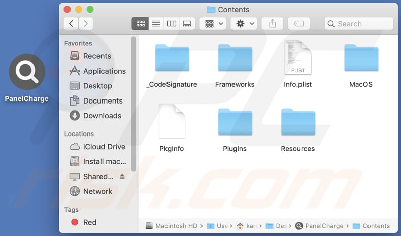 panelcharge adware contents folder