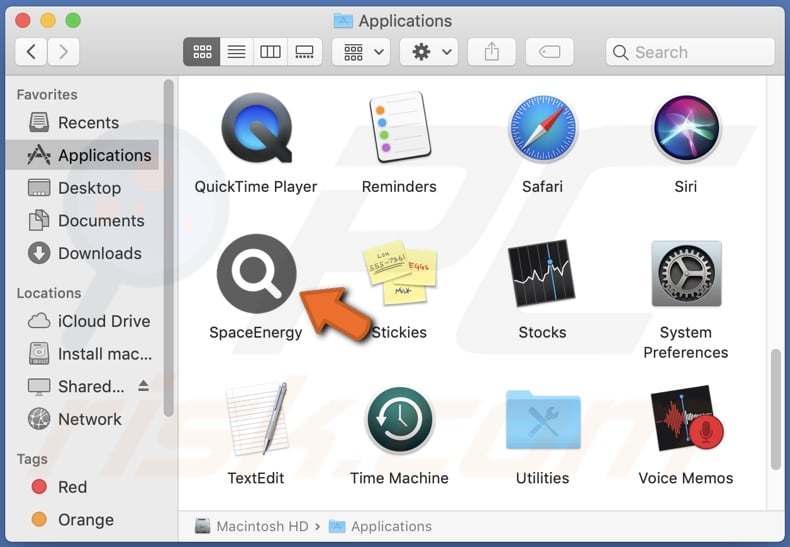 SpaceEnergy adware