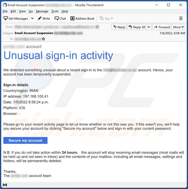 Microsoft Email Scam - Removal and recovery steps (updated)