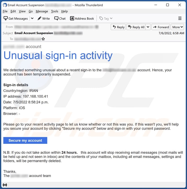 Microsoft Email Scam - Removal and recovery steps (updated)