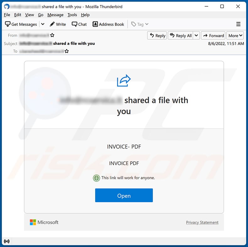 A File Was Shared With You scam email variant (2022-08-09)