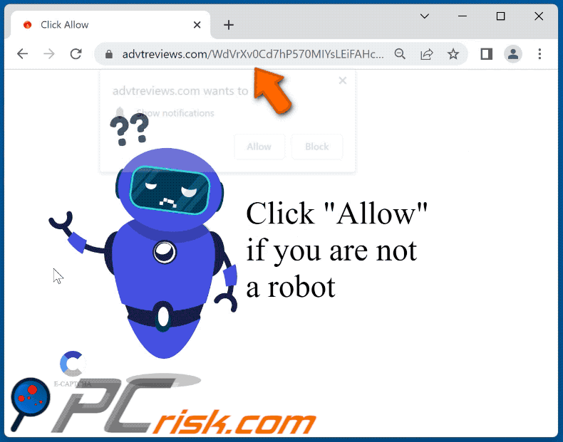 advtreviews[.]com website appearance (GIF)