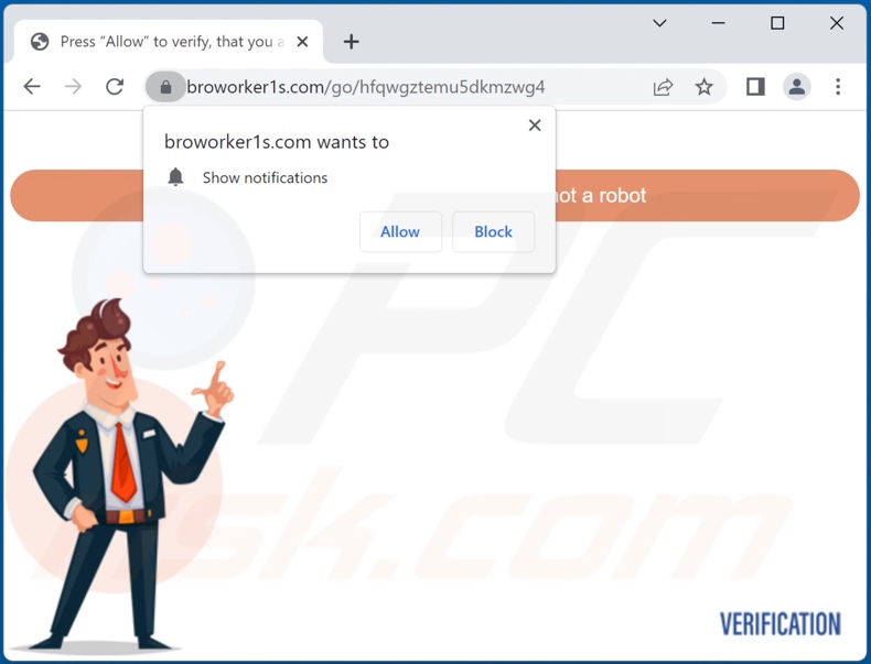 broworker1s[.]com pop-up redirects