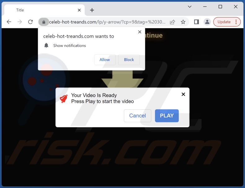 celeb-hot-treands[.]com pop-up redirects