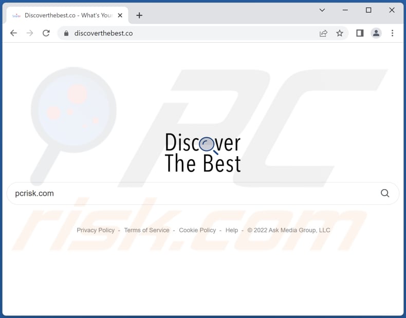 discoverthebest.co browser hijacker