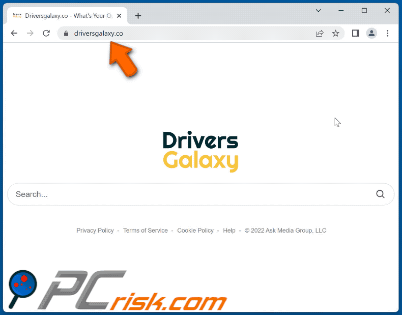 driversgalaxy.co redirect appearance (GIF)