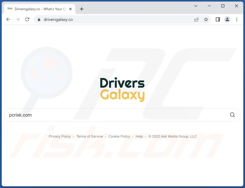 driversgalaxy.co browser hijacker