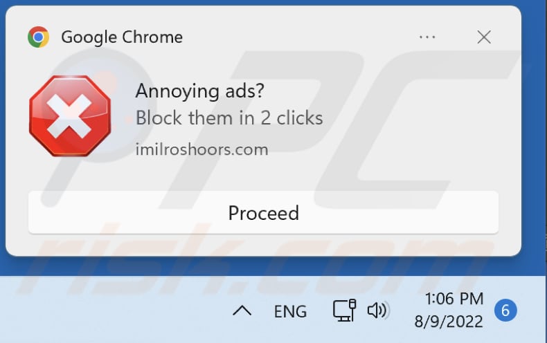 imilroshoors.com notification