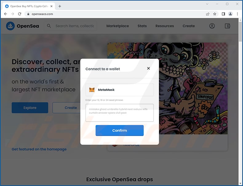 Fake OpenSea support staff are stealing cryptowallets and NFTs