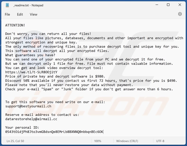 Qqlo ransomware text file (_readme.txt)