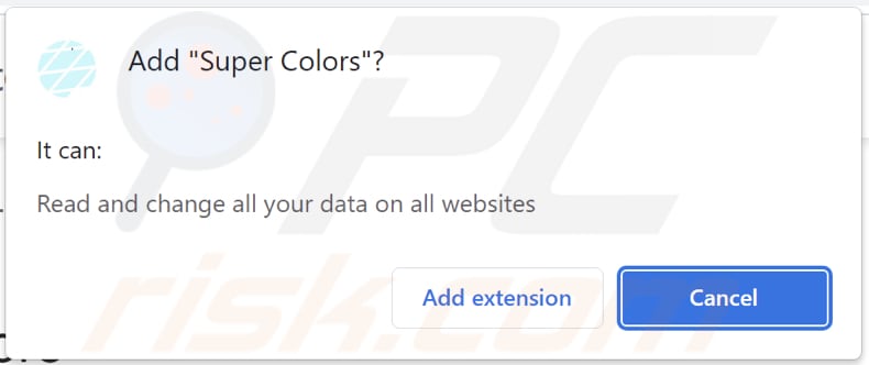 Super Colors adware