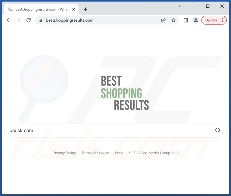 bestshoppingresults.com browser hijacker