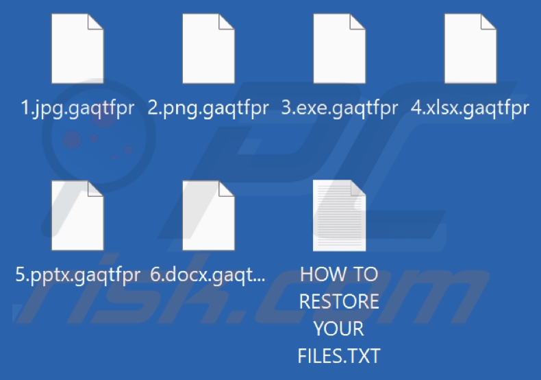 Files encrypted by Gaqtfpr ransomware (.gaqtfpr extension)
