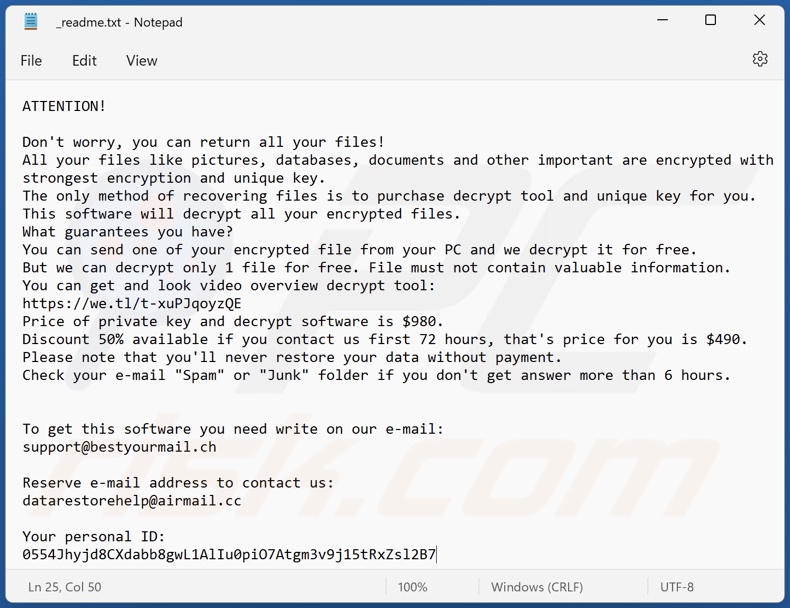 Mmpu ransomware text file (_readme.tx)