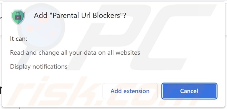 Parental Url Blockers adware