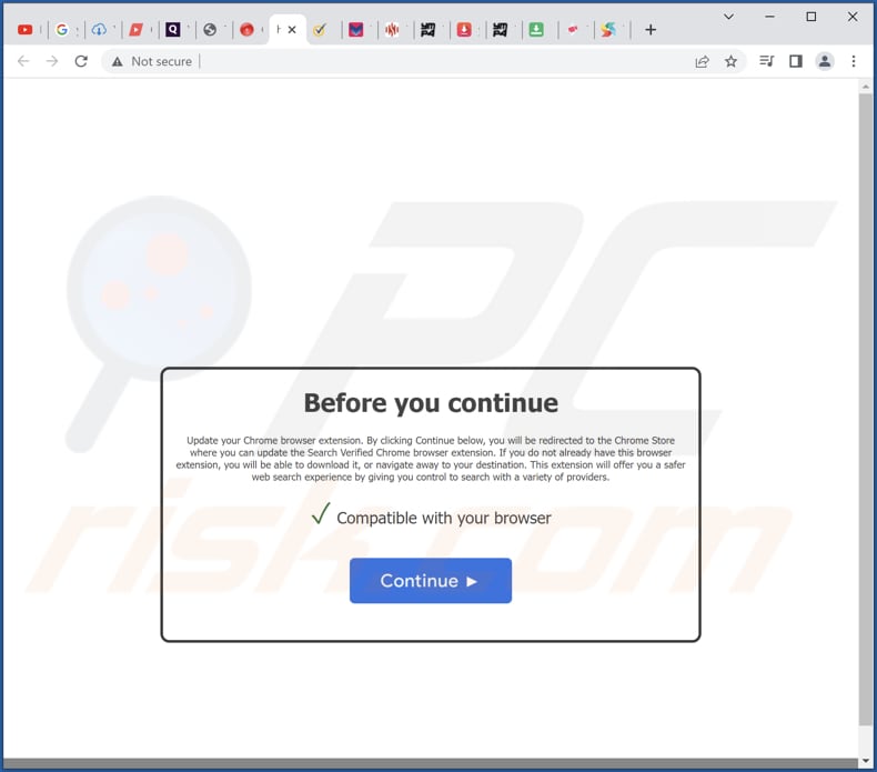 refresh color adware deceptive download page