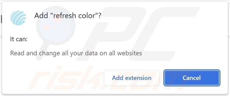 refresh color adware