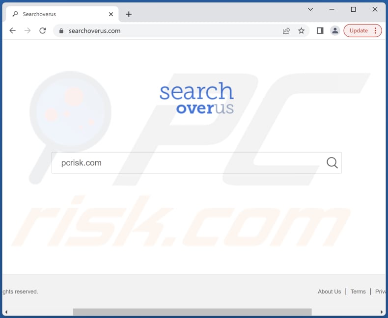 searchoverus.com browser hijacker
