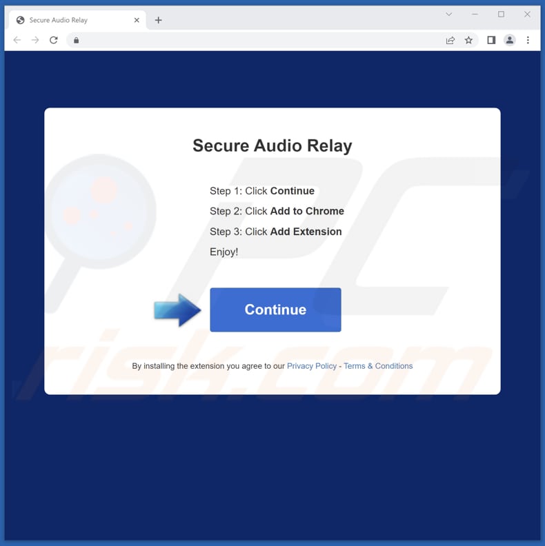 secure audio relay adware deceptive promoter
