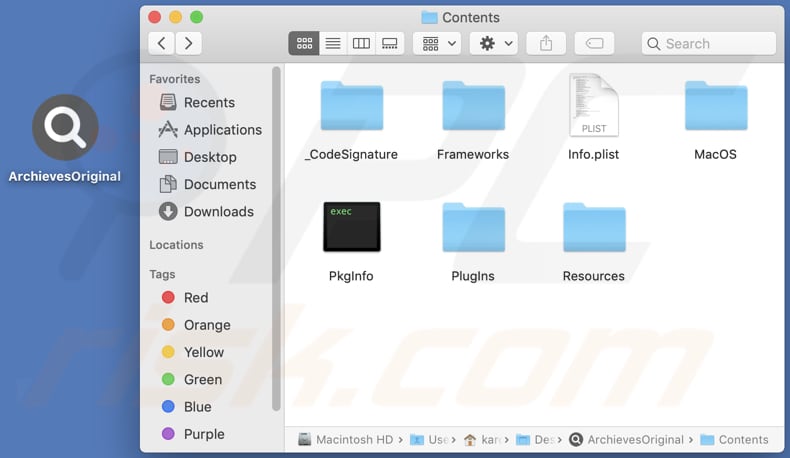 archievesoriginal adware installation folder