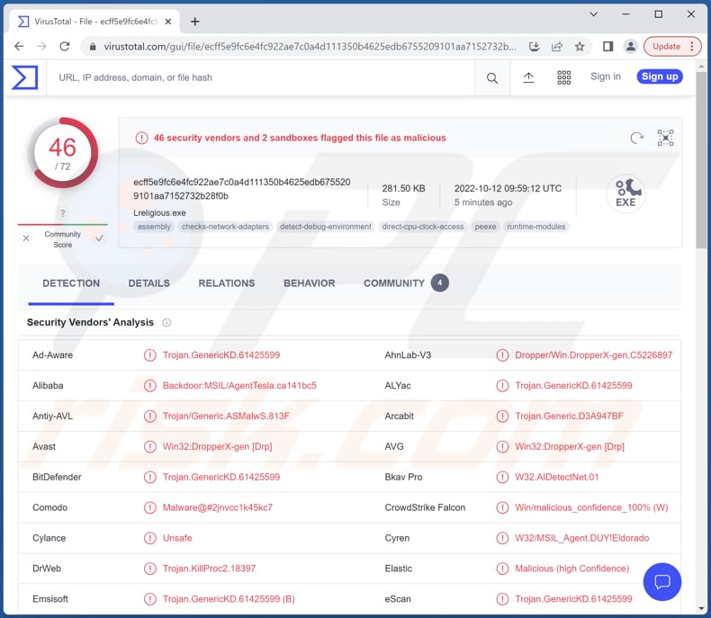 ArrowRAT malware