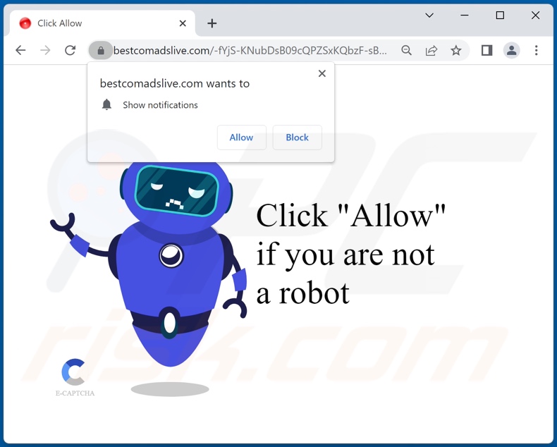 bestcomadslive[.]com pop-up redirects