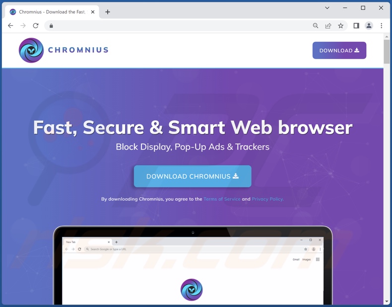 Website promoting Chromnius