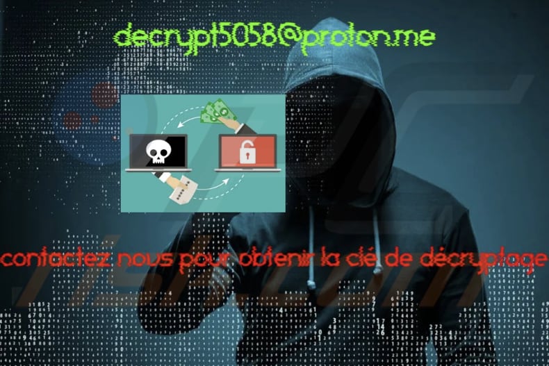 CRYPTONITE ransomware wallpaper