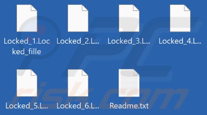 Files renamed by Locked_fille ransomware (Locked_[file_number].Locked_fille - renaming pattern)