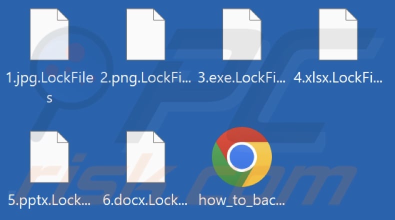 Files encrypted by LockFiles (MedusaLocker) ransomware (.LockFiles extension)