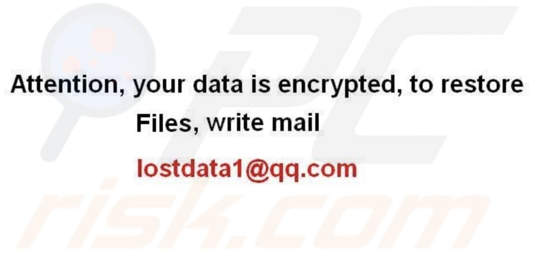 Lostdata ransomware wallpaper