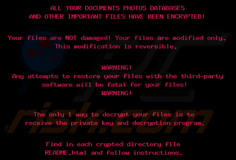 My Decryptor (Magniber) ransomware desktop wallpaper
