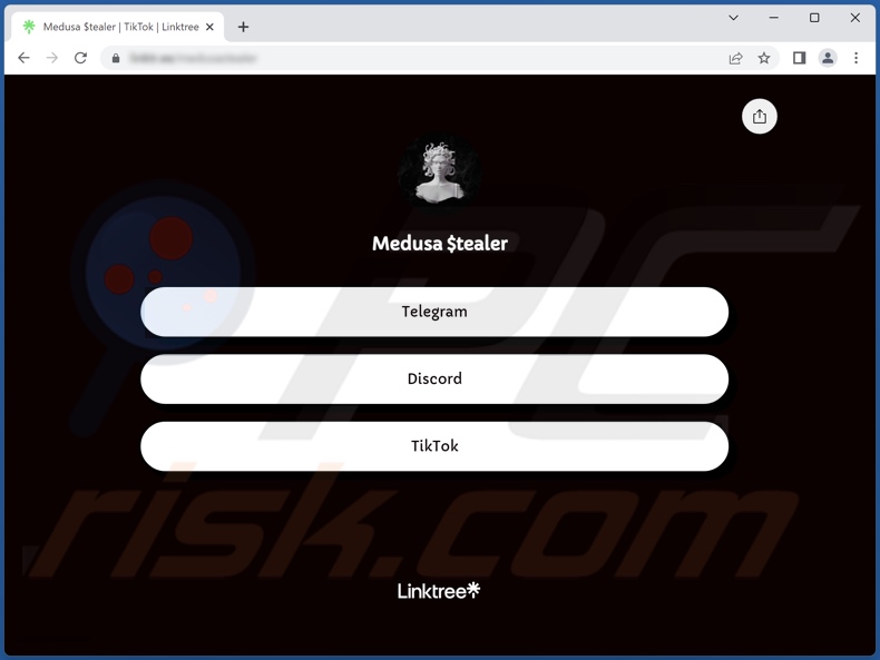 Medusa Stealer malware contact site