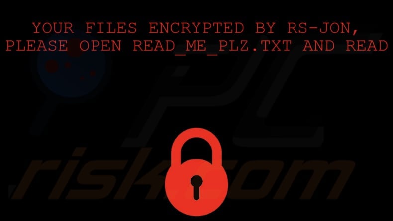 Rs-jon ransomware wallpaper