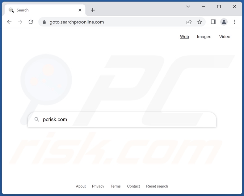 searchproonline.com browser hijacker