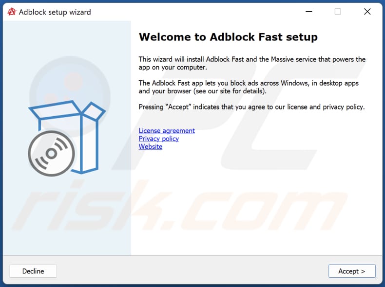 adblock fast adware installer