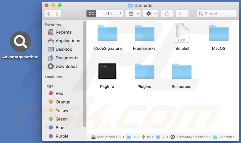 AdvantageMethod adware install folder